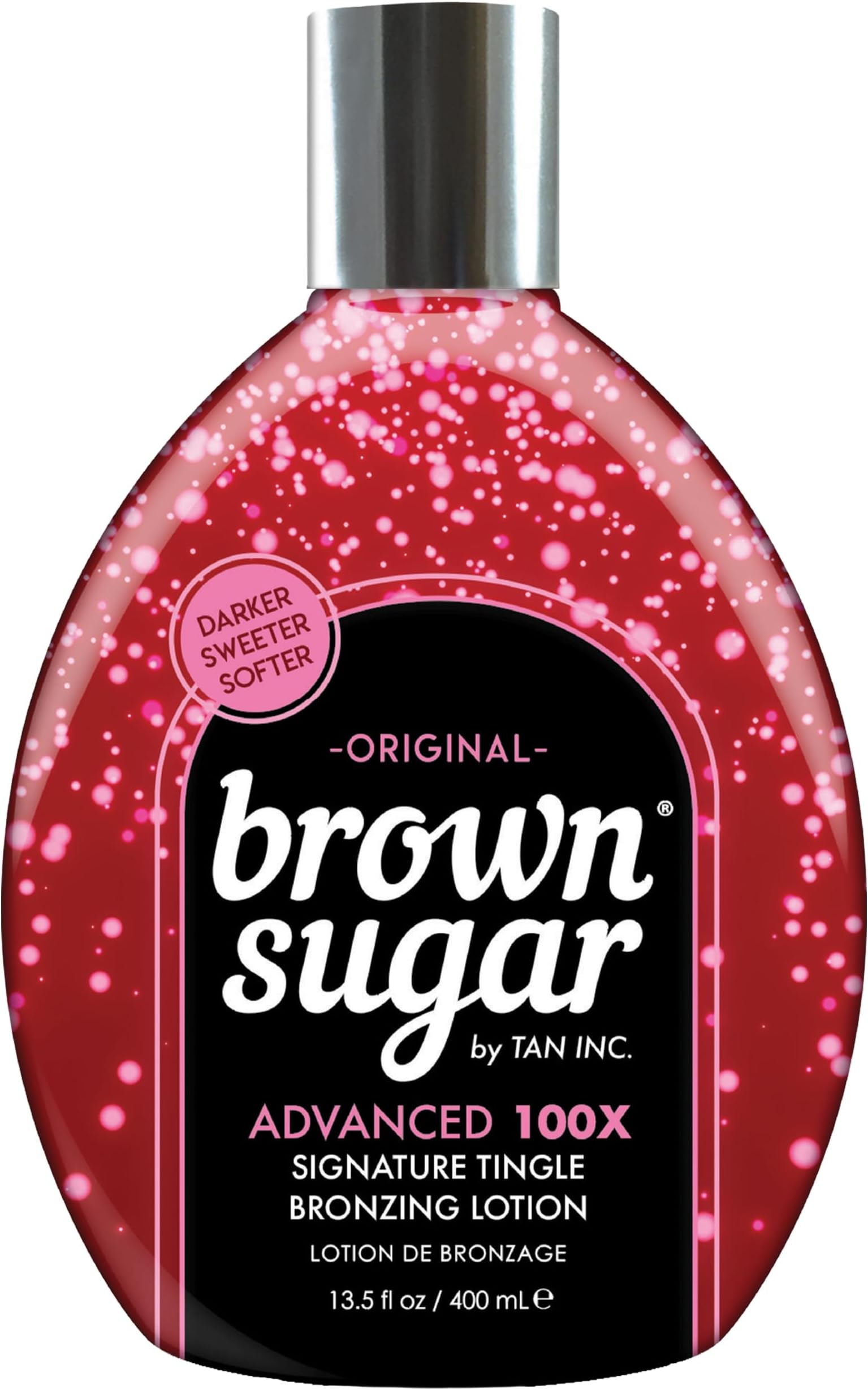 2011 Tan Incorporated - Brown Sugar ORIGINAL DARK Advanced 45 Bronzer with Warming Tingle Tanning Lotion 13.5 oz.