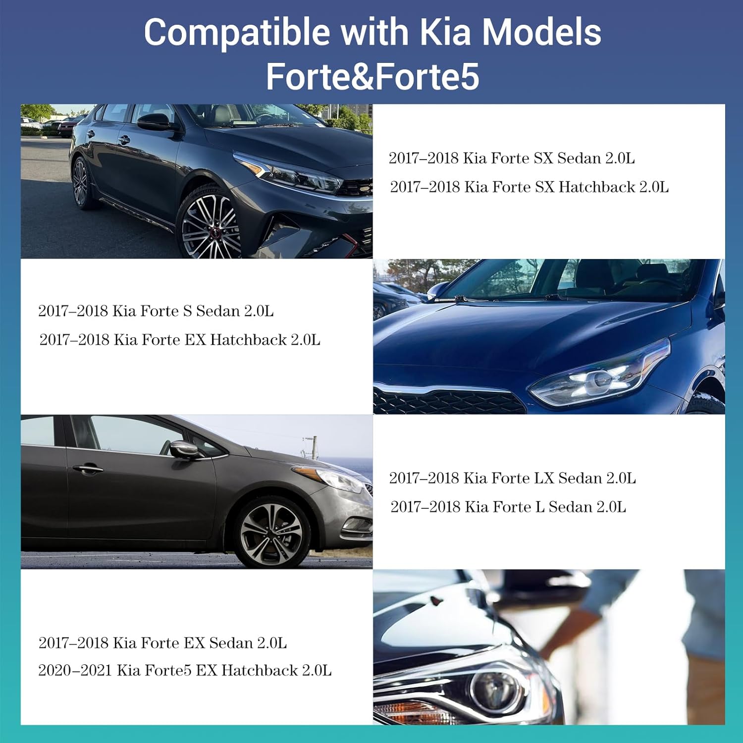 674-092 Front Catalytic Converter Compatible With 2017-2020 Hyundai Elantra 2017-2021 Kia Forte & Forte 5 2.0L Engine Replaces 28510-2EFB0 33369