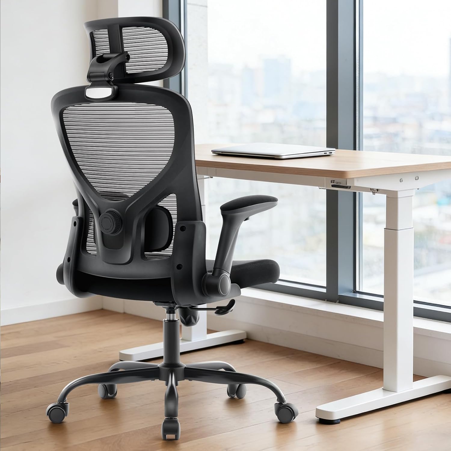 Office Chair,Ergonomic Mesh Computer Desk Chair,Black