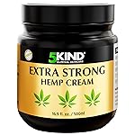 5kind Extra Strong Hemp Cream 16.1 fl oz - Maximum Strength - Natural Soothing Topical Cream - Muscle Rub for Lower Back, Joints, Neck, Knees, Shoulders