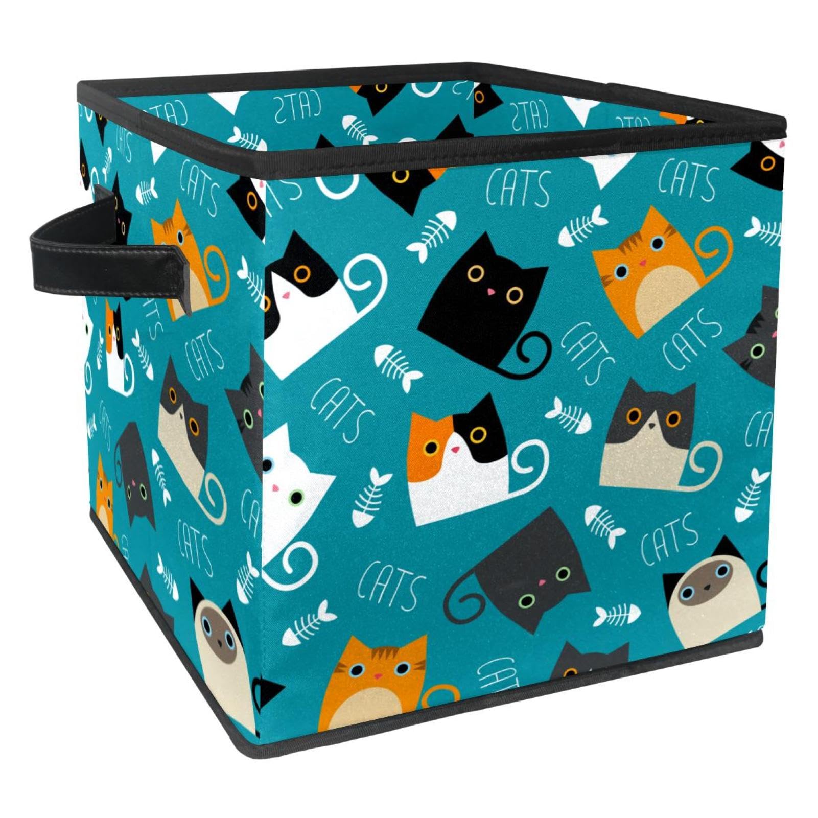 Organiseur placard en tissu et bac de rangement pliable pour vêtements et linge