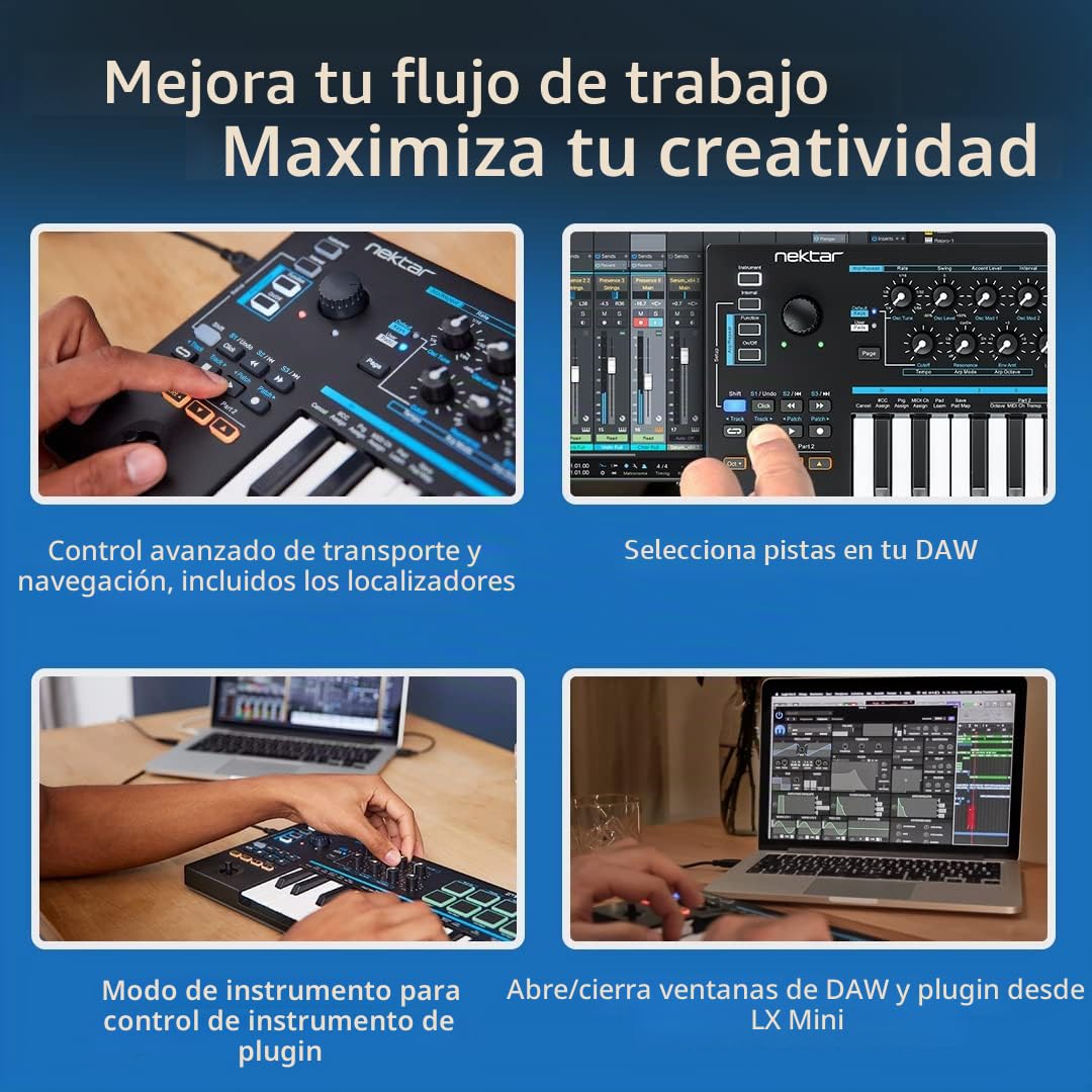 Nektar Impact LX Mini, color negro