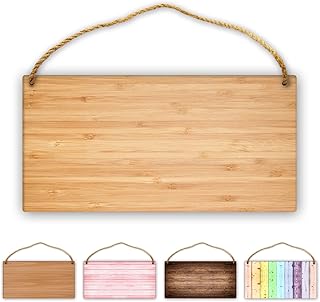 Customized Wood Signs Design Your Own Wooden Sign Custom with Name Photo Logo for Weeding Home Farmhouse Wall Decor, Blank Wooden Board, 12"x6"