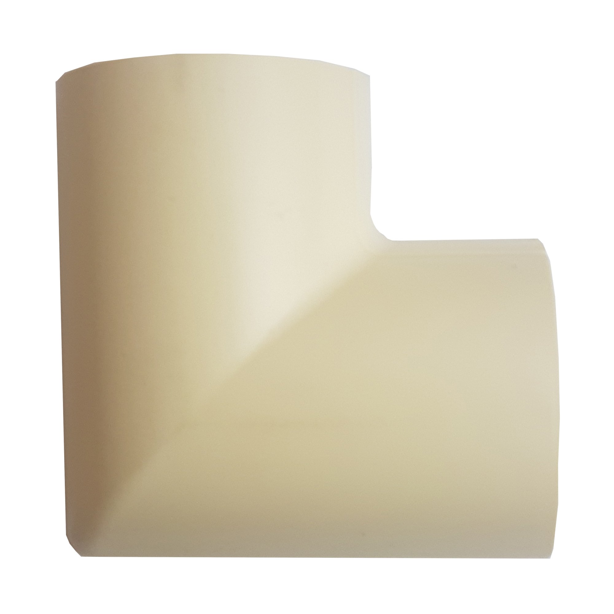 50mm x 25mm Magnolia Clip-Over Right Angled Trunking Adapter – Flush 90 Degree Bend | Loops