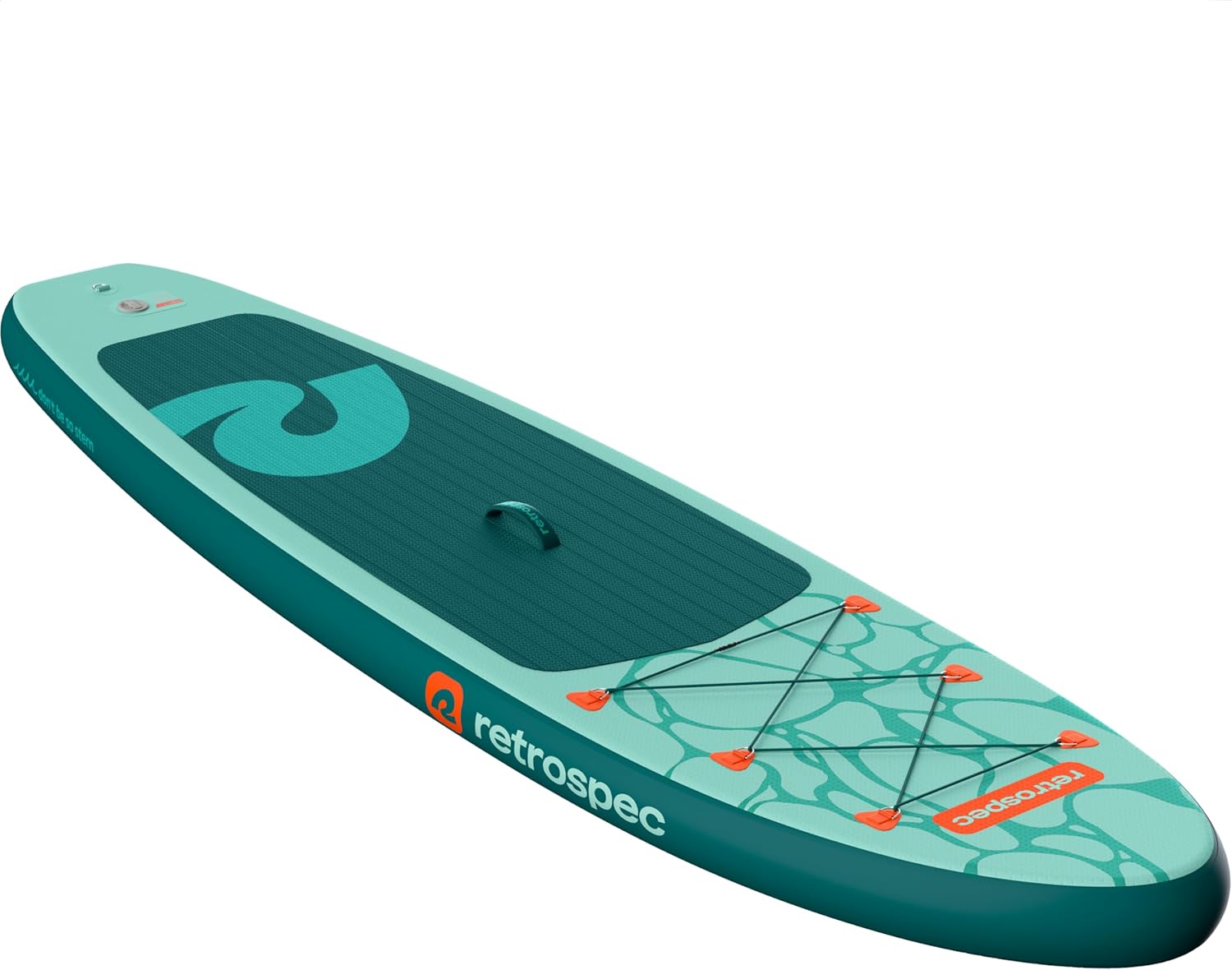 Retrospec Weekender Inflatable Stand Up Paddle Board Includes Paddle, Pump, and Accessories 10’6” Lightweight iSUP, Puncture Resistant Inflatable Paddle Board for Adults - Image 7