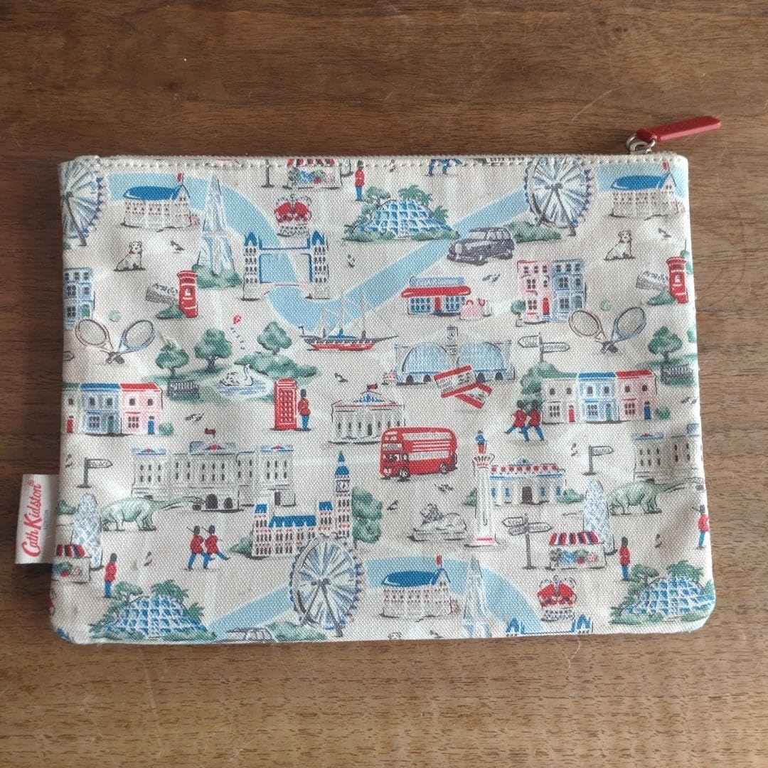 Amazon.co.jp: キャスキッドソン ポーチ スモールロンドンマップ 縦