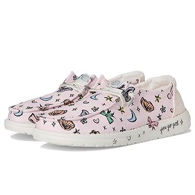 Hey Dude Kids Wendy Darlin (Little Kid/Big Kid) Girls Shoes Pink/Multi