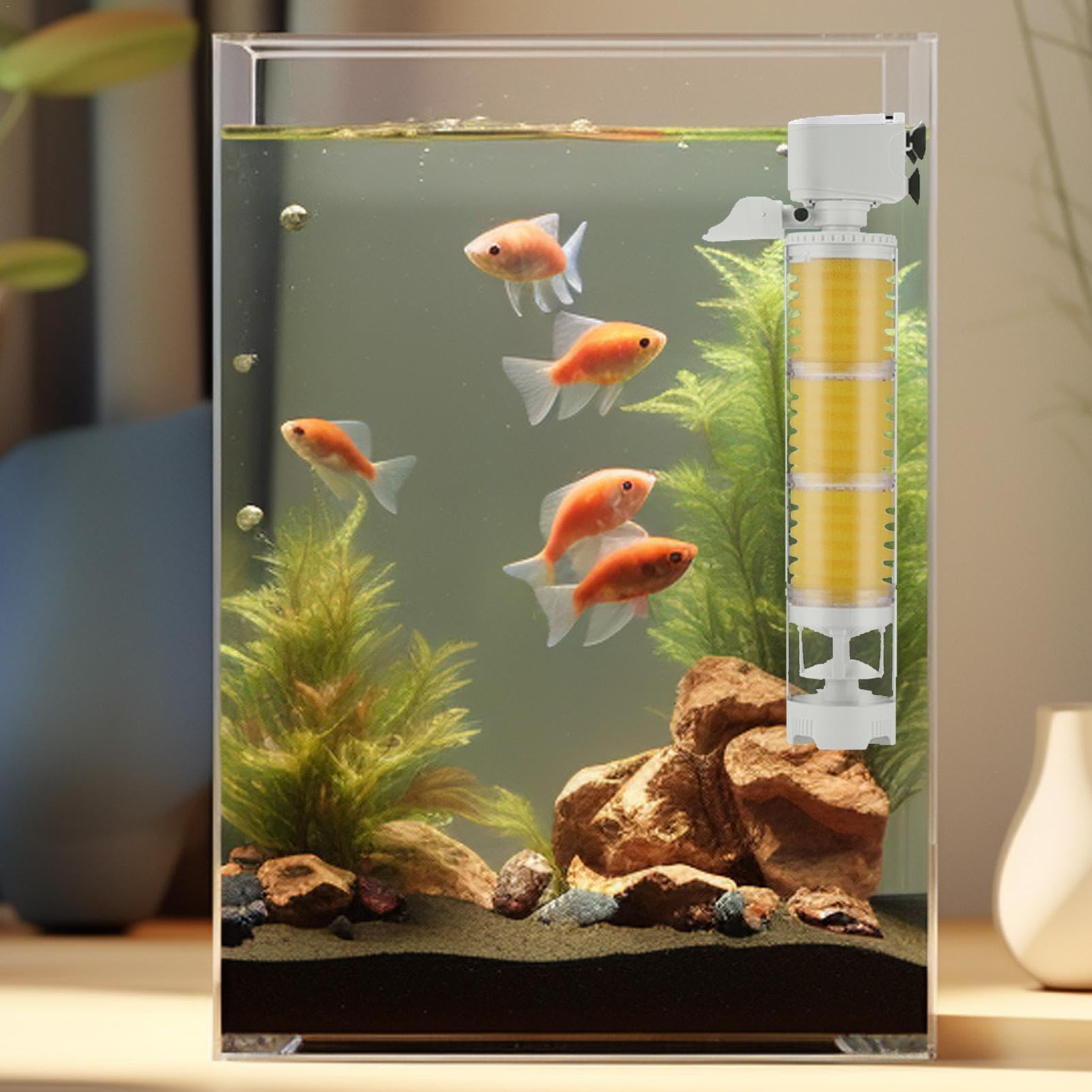 Filtre éponge pour aquarium, filtre interne réglable pour aquarium | Filtres d'aquarium Filtre de réservoir - Le filtre éponge le système de filtration en eau pour des