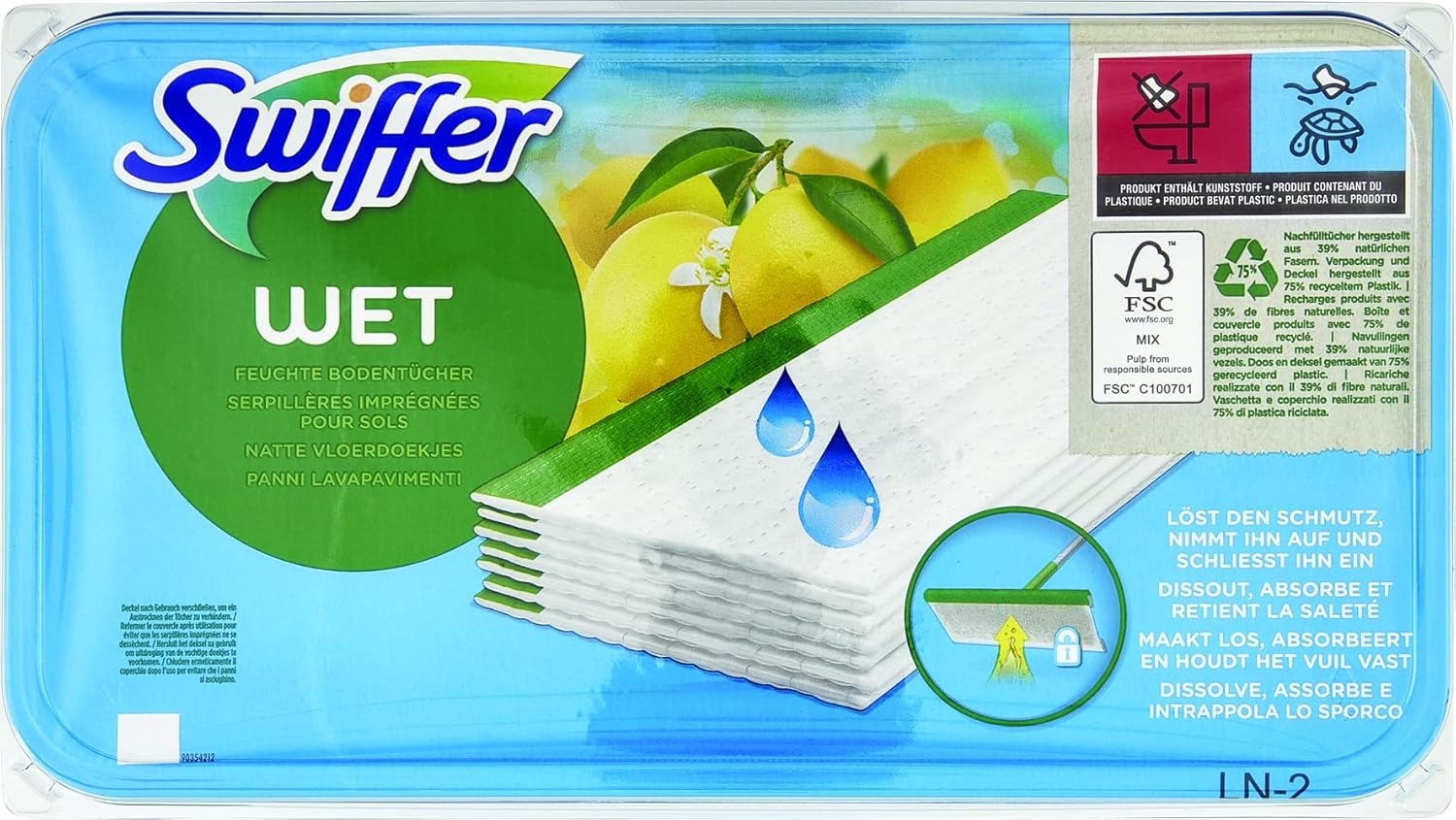 Swiffer Panni Catturapolvere, 240 Panni Microfibra Dry, Panni Cattura Polvere E Sporco, Ottimo - Foto 7