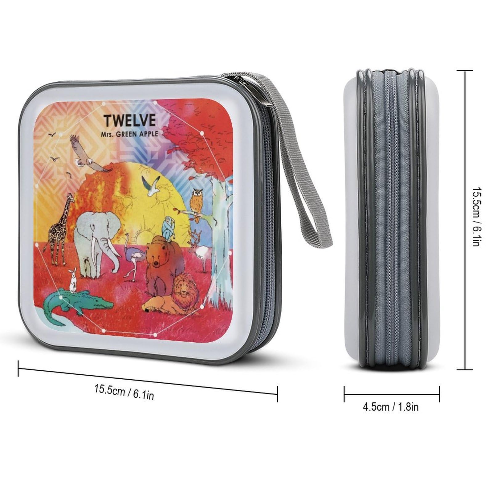 Amazon.co.jp: ミセス・グリーン・アップル CDケース DVDケース 収納