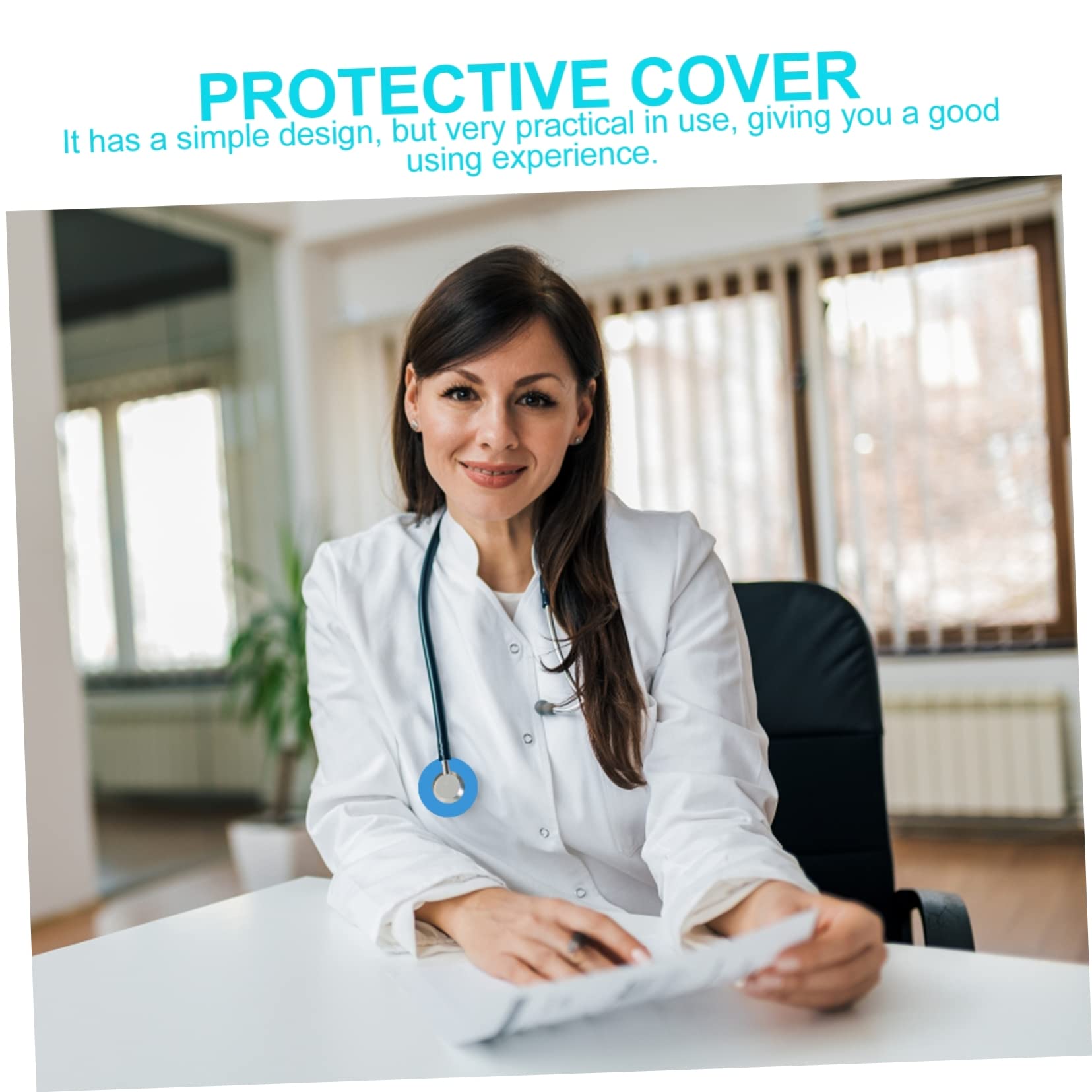Cabilock 10 Juegos Cubierta De Silicona Estetoscopio De Protector Accesorios Estetoscopios Resistente Salud 10 Piezas X 10