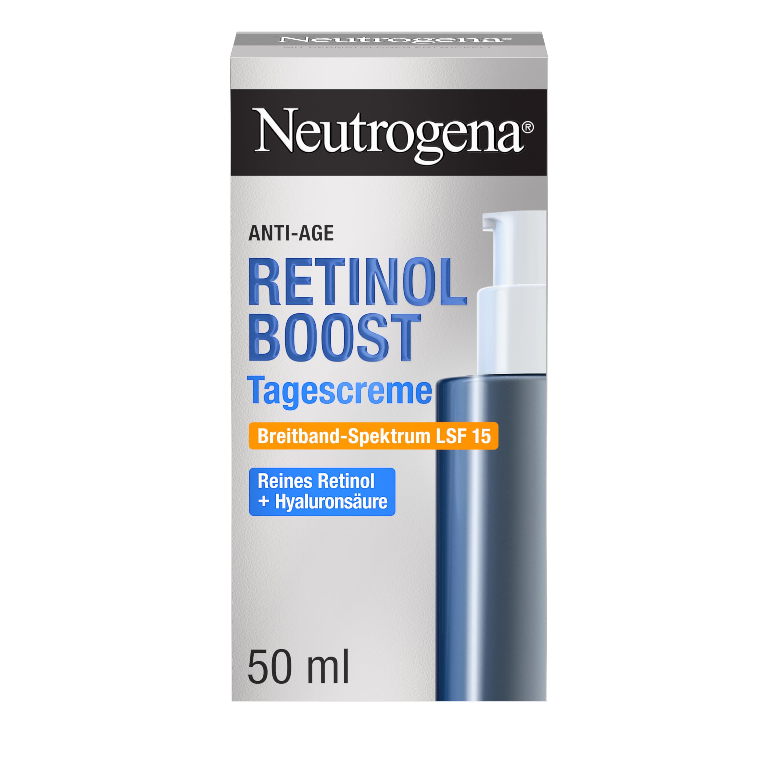 Neutrogena Retinol Boost Tagescreme mit Retinol & Hyaluronsäure