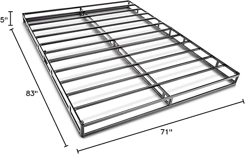 Miniatura 23 de Amazon Basics - Base de cama tipo somier inteligente, base de colchón de 7” de alto, montaje fácil sin necesidad de herramientas, tamaño king, 79”