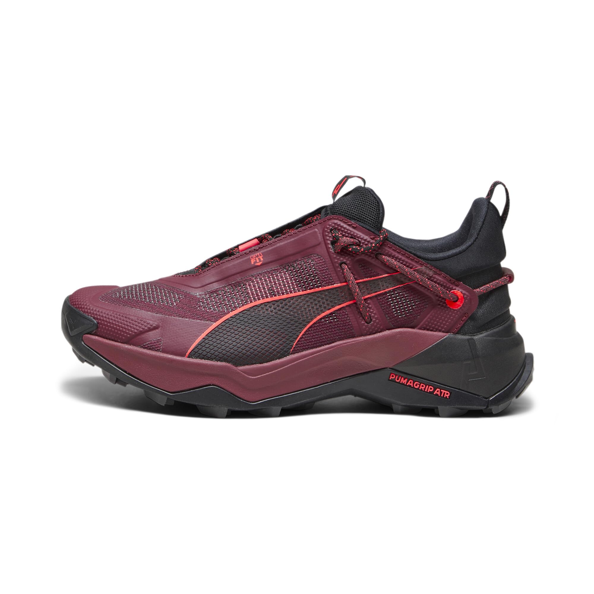 Puma Womens Explore Nitro WNS Dark Jasper-Black-Fire Orchid Running Shoe - 5UK (37785508) (B0BVMD31Q6) Amazon Price History, Amazon Price Tracker