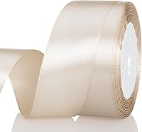 Vista 13 de Atrbb Cinta de satén de 25 yardas, 1-1/2 pulgadas de ancho, perfecta para bodas, lazos hechos a mano y envoltura de regalos, rosa