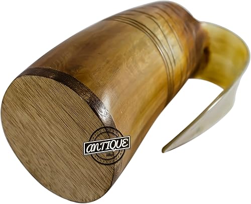 Miniatura 4 de Tazas de cerveza medievales vikingas con cuerno de cerveza, hechas a mano, cuerno de buey, el mejor regalo de fiesta para él y ella