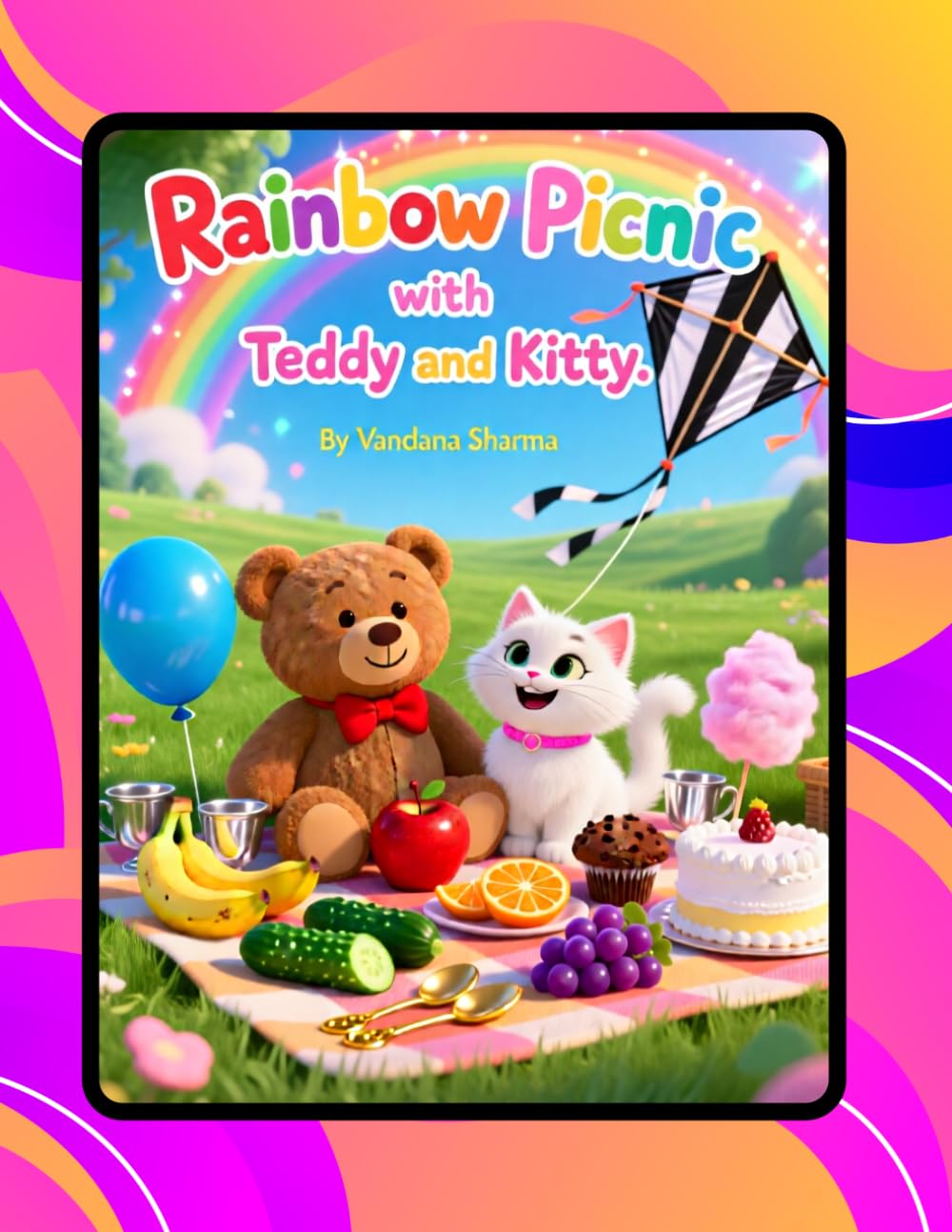 Rainbow Picnic with Teddy and Kitty: A Magical Picnic Adventure to Discover Every Color (Teddy & Kitty Explore the World)
