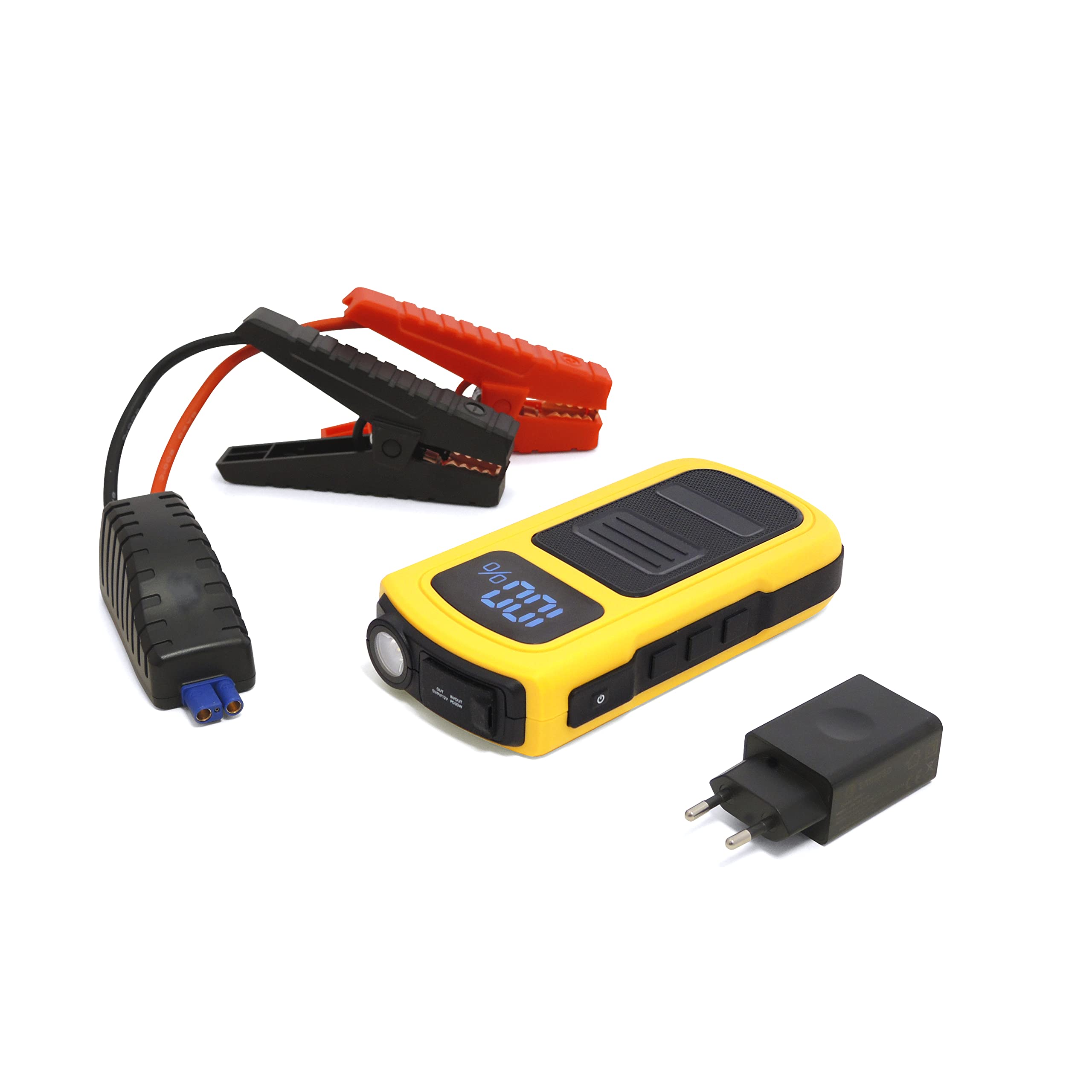 Maxtools, JSL290, 12V 1500A Notstarter für große Diesel- und Benzinfahrzeuge, Batteriepack, LED-Bildschirm und USB-C-Ladegerät