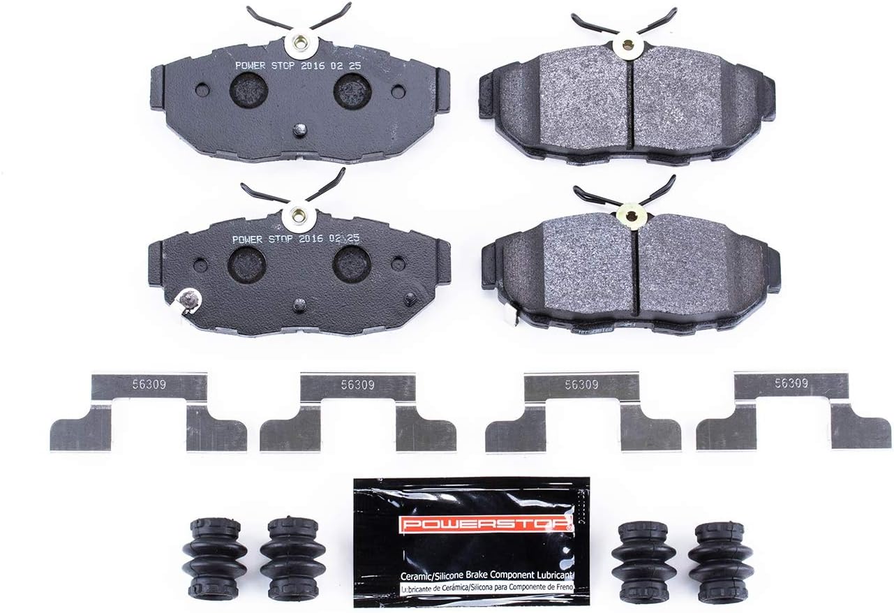PowerStop Rear Stage-2 Brake Pads For Ford Mustang 2011-14 - Track Day High Performance Brake Pads, PST-1465