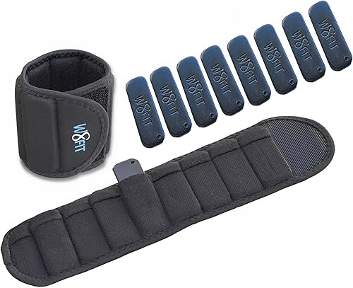 Vista 11 de W8FIT Pesas ajustables para brazo de muñeca para caminar, fitness y terapia física