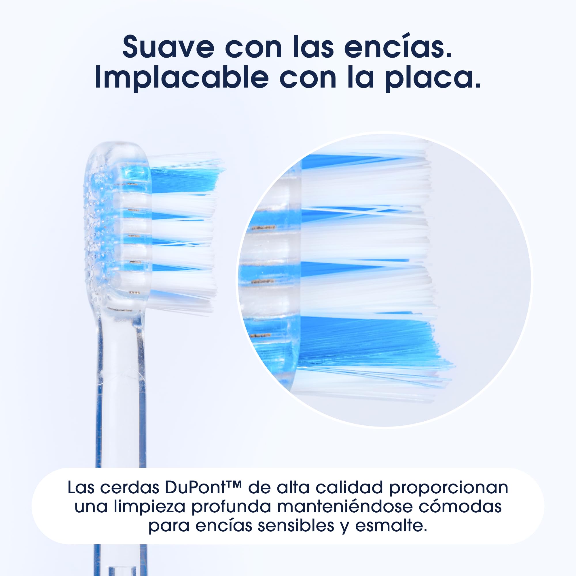 ZENT SoniQ Cepillo de dientes eléctrico sónico 2en1 | Ultrasonido 38.400 VPM Oscilación, IPX7, 4 modos, cepillo electrico con LCD, estuche de viaje, cable USB-C, 30 días batería