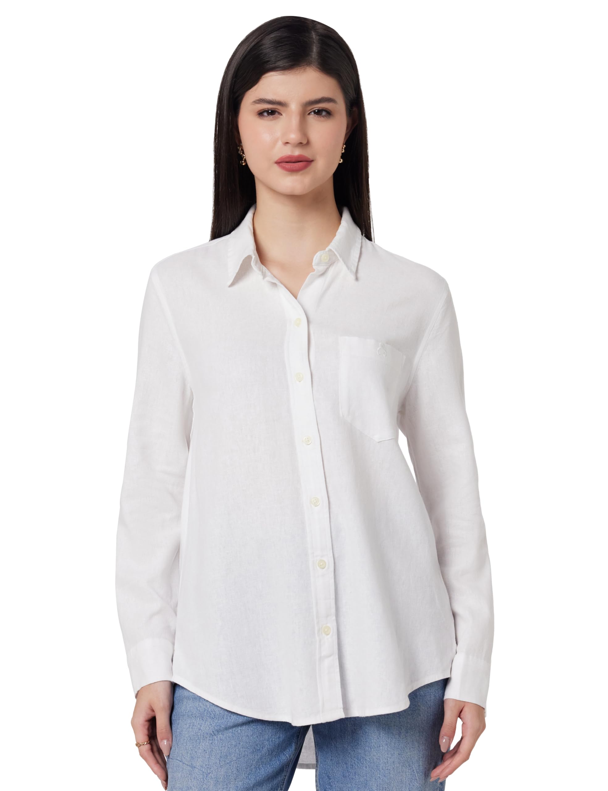 gap Women’s Relaxed Fit Full Sleeves Collared Shirt-picture-43