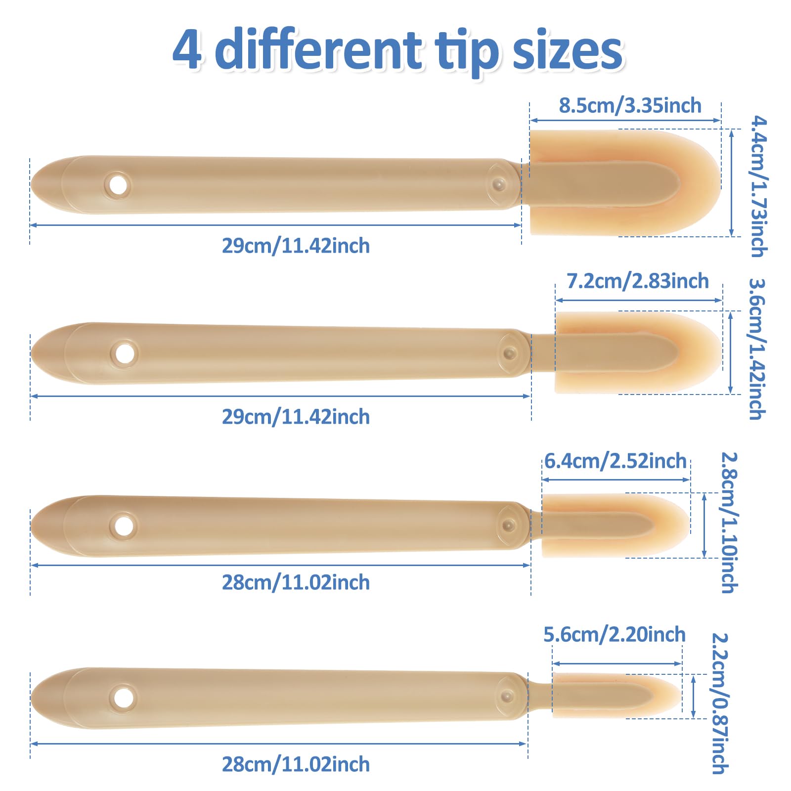 8Pcs Rubber Caulking Tool Kit Reusable Silicone Caulk Finishing Kit Grout Sealant Caulking Smoothing Tool Multifunctional for Kitchen Bathroom Window - Image 3