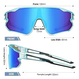 DUCO Kids Sunglasses Youth Baseball Sun Glasses Lightweight TR90 Frame UV400 Sports Cycling Shades for Boys Girls DK268