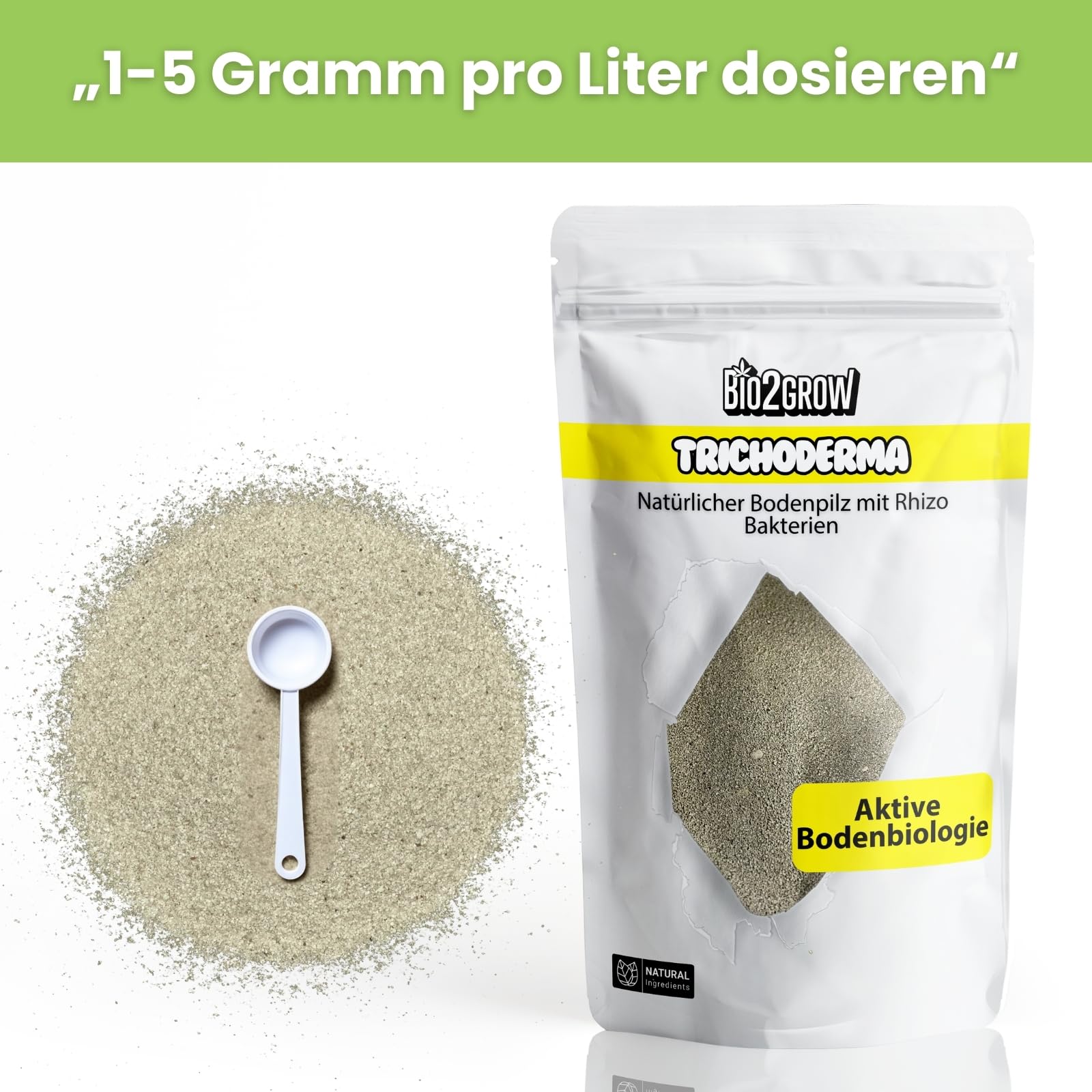 Trichoderma 500 g – Biologischer Bodenhilfsstoff für starke Wurzeln & Wachstum
