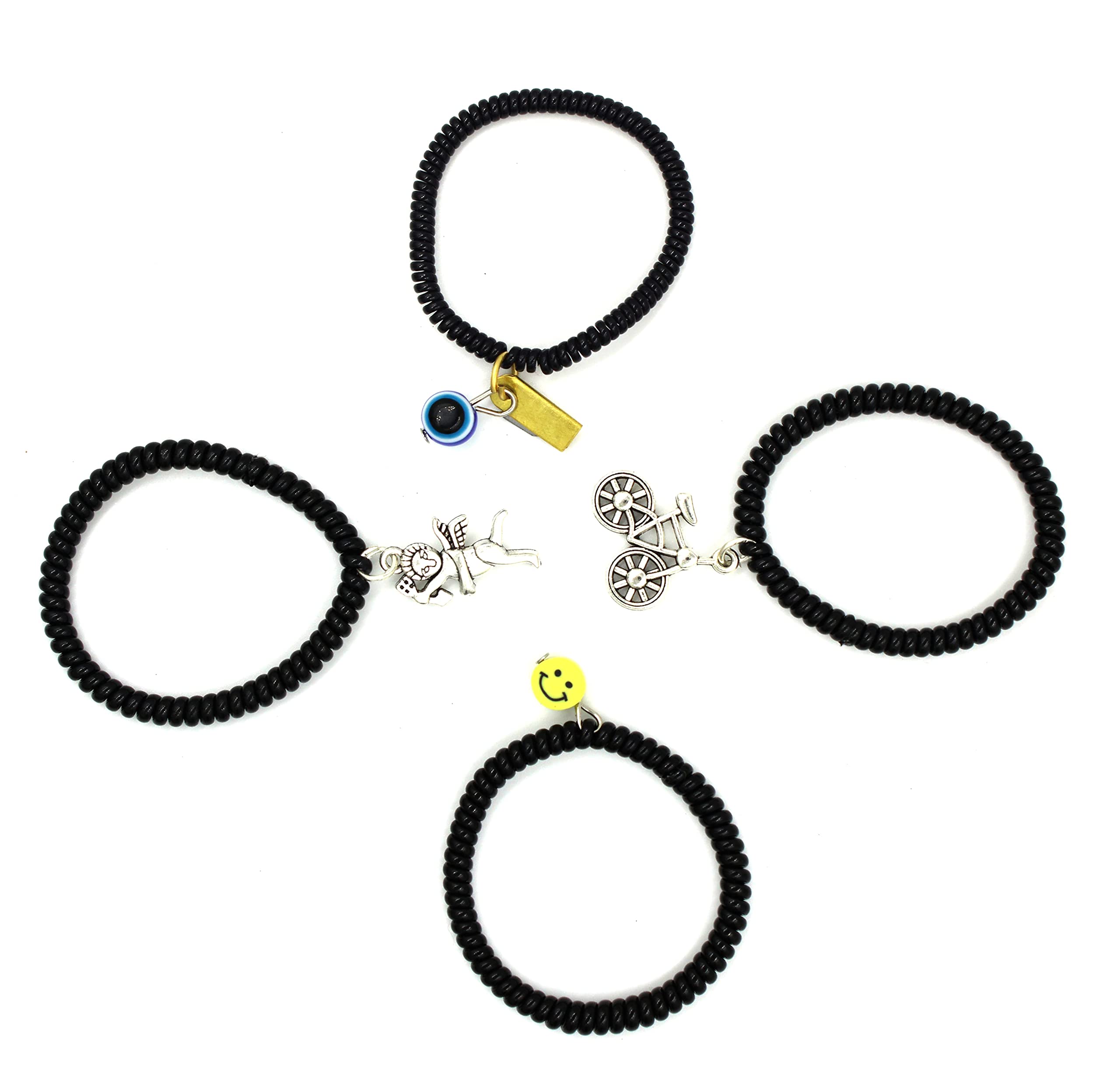 GURJARI JEWELLERS Nazar Chaku Pendants Bracelet Nazariya Bracelet for Unisex Nazar Protection strachable Good Luck Healing Bracelet Band set of 4 (b339) (B0BSNFJCN3) Amazon Price History, Amazon Price Tracker