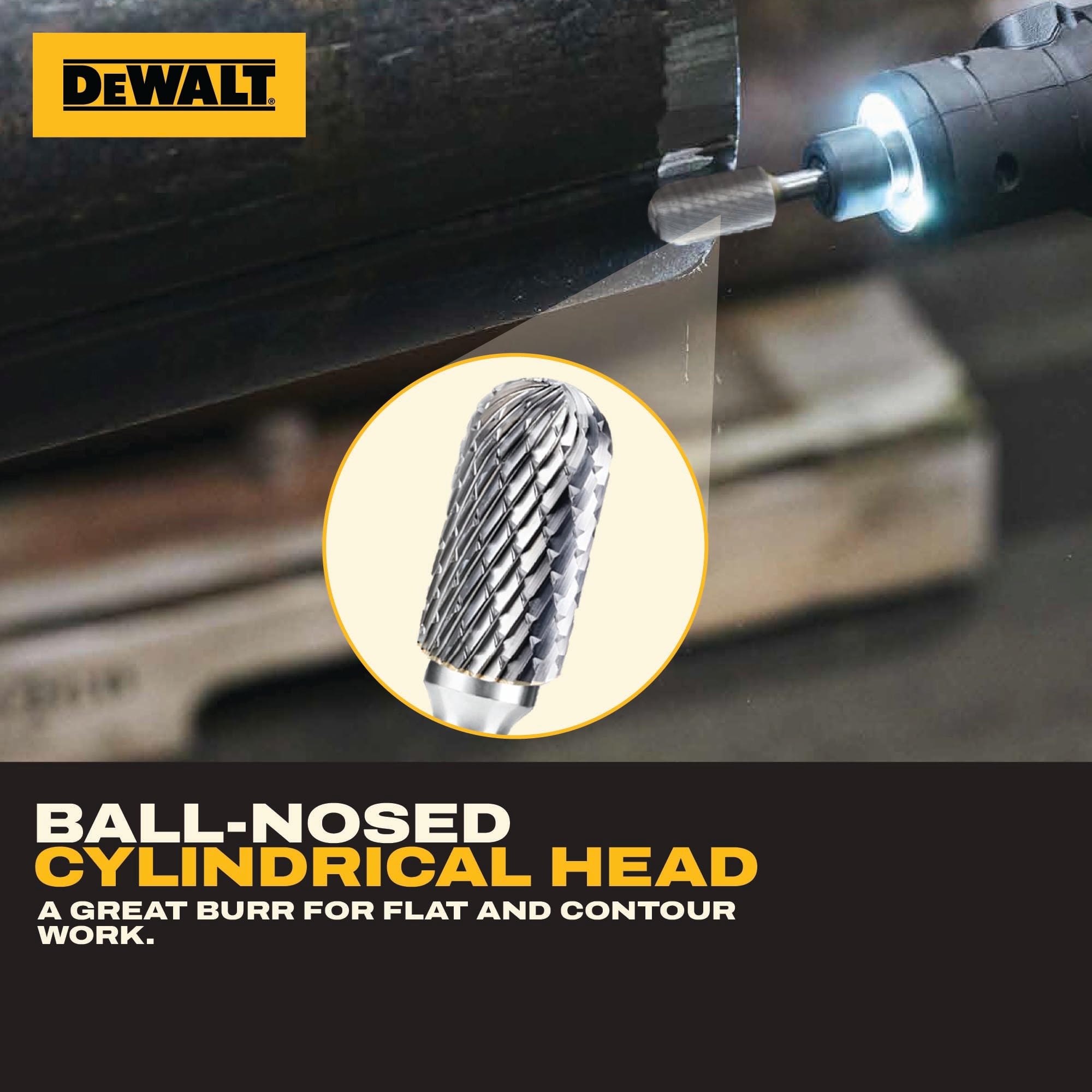5 Pack DEWALT Carbide Burrs Size 3 with 1/4" Shank (DXCBTJ3-5) — Amazon image 4
