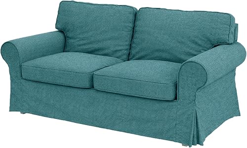 Miniatura 27 de Funda de repuesto para sofá UPPLAND resistente hecha compatible con funda de sofá IKEA UPPLAND 3 de tres plazas, color beige (poliéster) Uppland