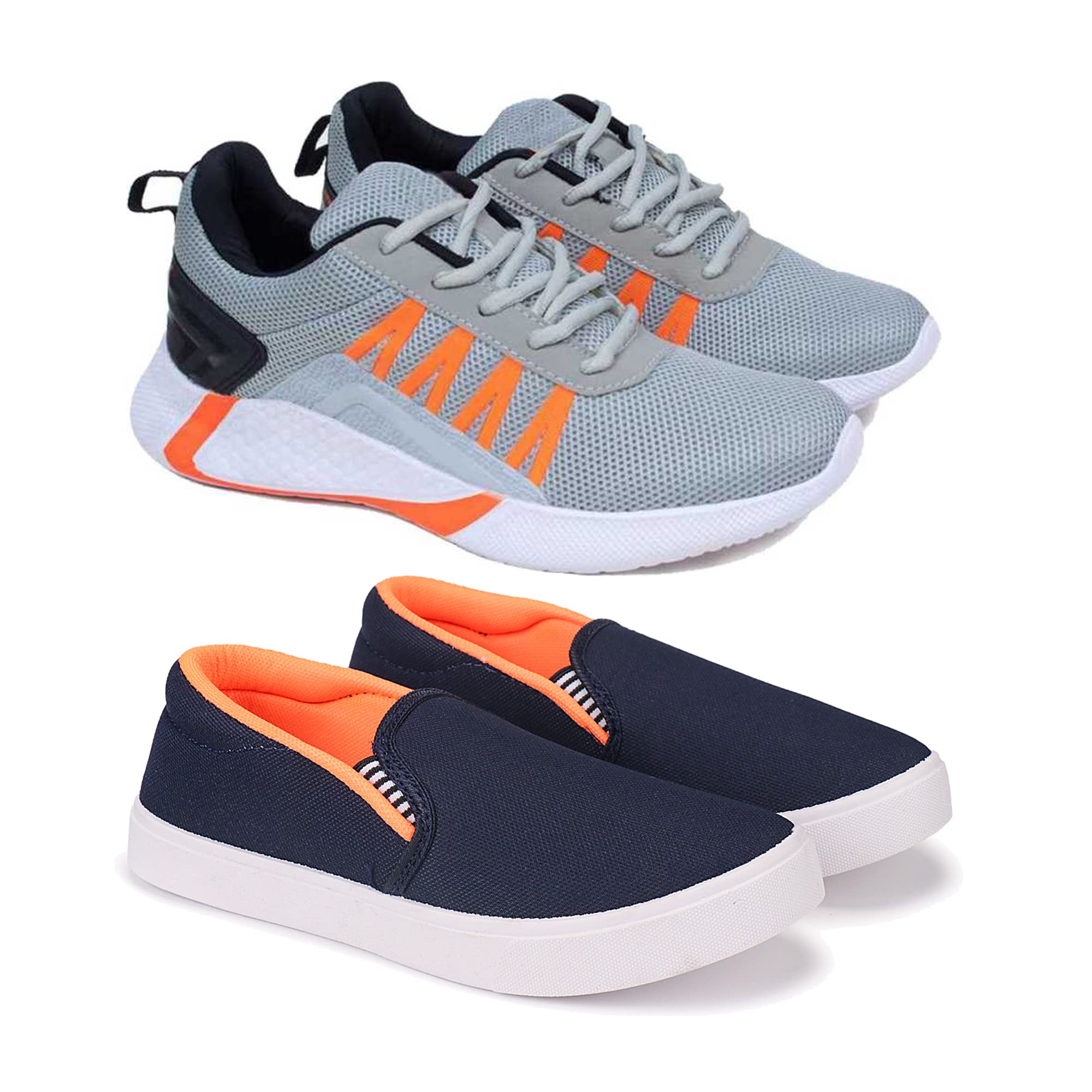 BERSACHE Sports Shoes for Kids|Latest Stylish Sports Shoes for Boys|Lace-Up Lightweight Multicolour Shoes for Running, Walking, Gym,Trekking and Hiking Shoes for Kids (Pack of 2) Combo(AL)-1720-3057 (B09ZPNFF3Q) Amazon Price History, Amazon Price Tracker