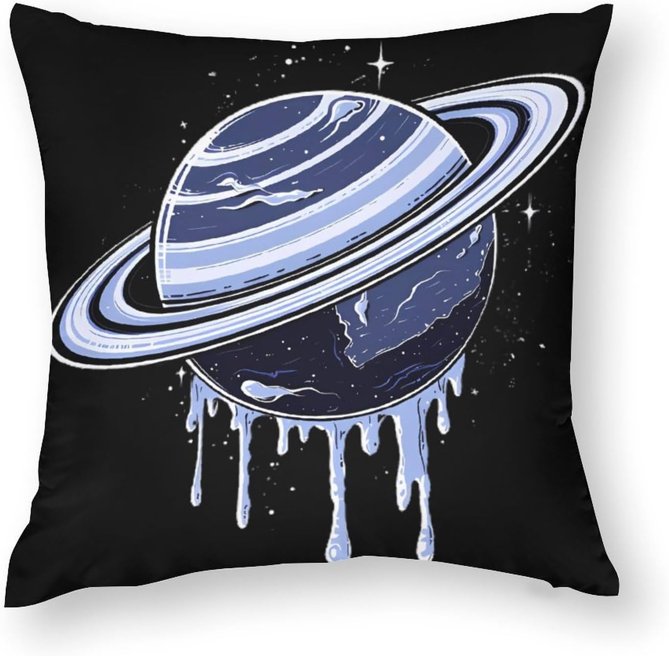 Dripping Planet Printed Throw Pillow Case 4 Pcs Soft Pillowcases Pillows Covers Sofa Bed Decor 12/14/16/17/18/20/22/24/32 Inches