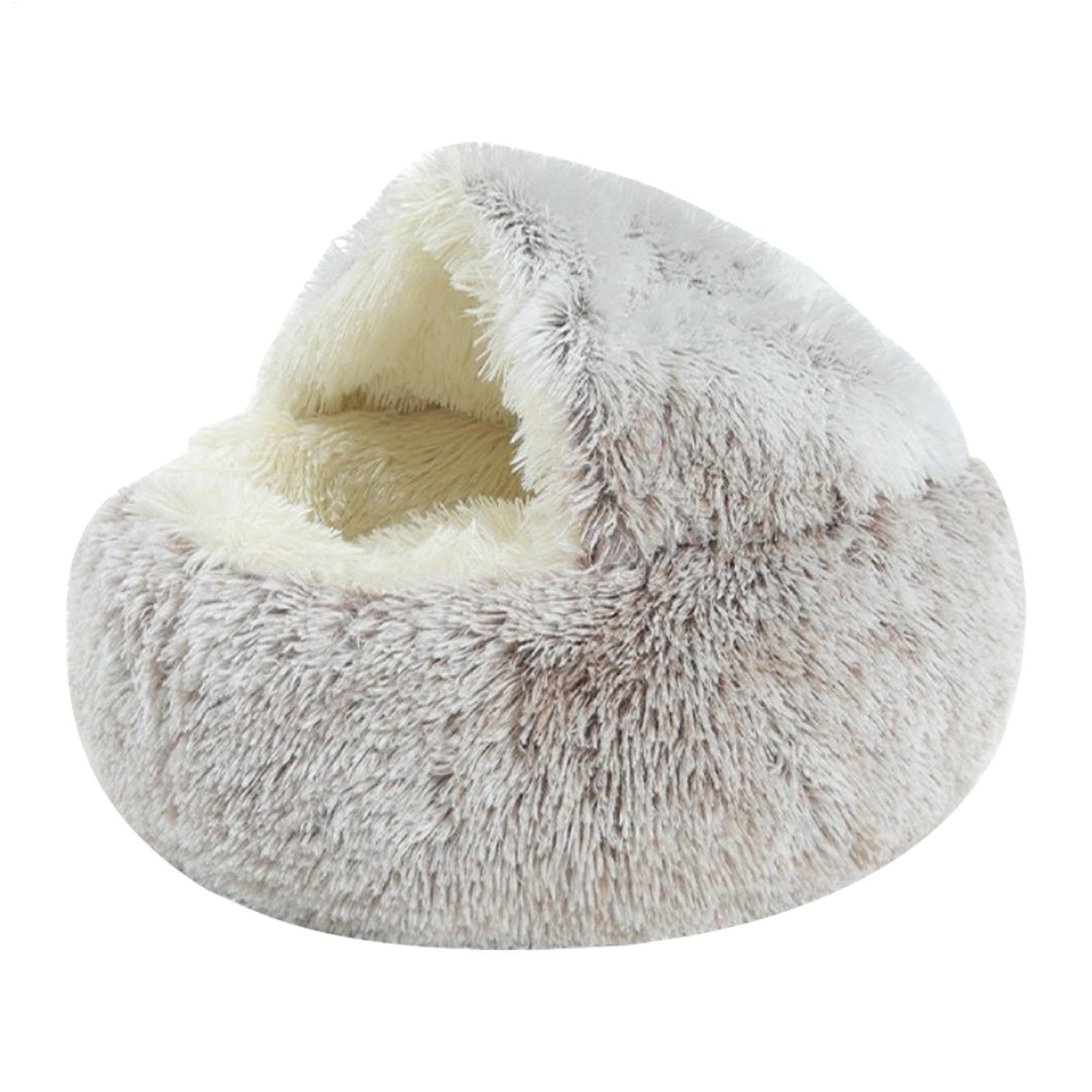 Cama para Gatos | Cama pequeña Cerrada para Mascotas | Cama cómoda y cálida para Gatitos de Invierno para Perros pequeños y Grandes, Cama para Perros pequeños y Grandes, Cama para Perros | cálida para Gatitos de Invierno para Perros pequeños y Grandes, Ca