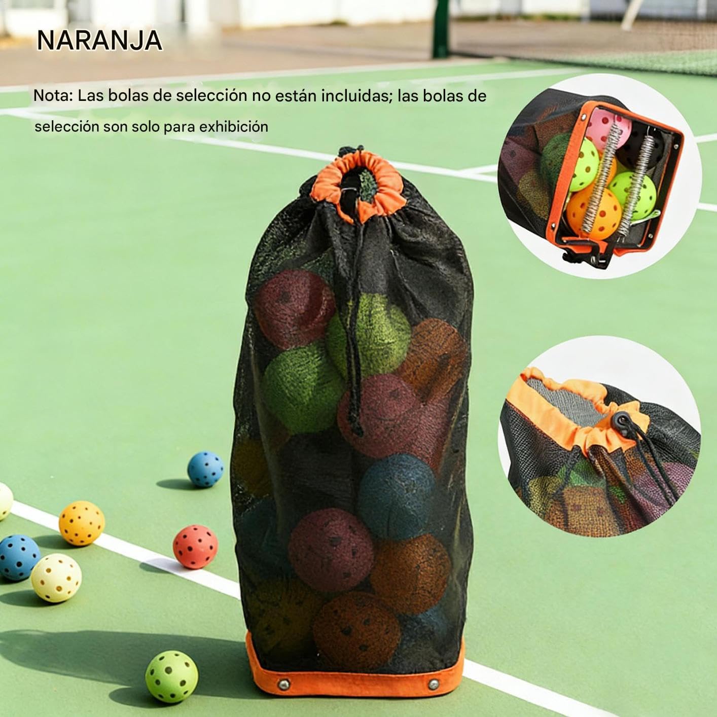 Cestino raccogli palline da tennis, manico telescopico, comodo ed estensibile, per donne, bambini, ragazze, adolescenti, , ciclisti, golfisti, interni