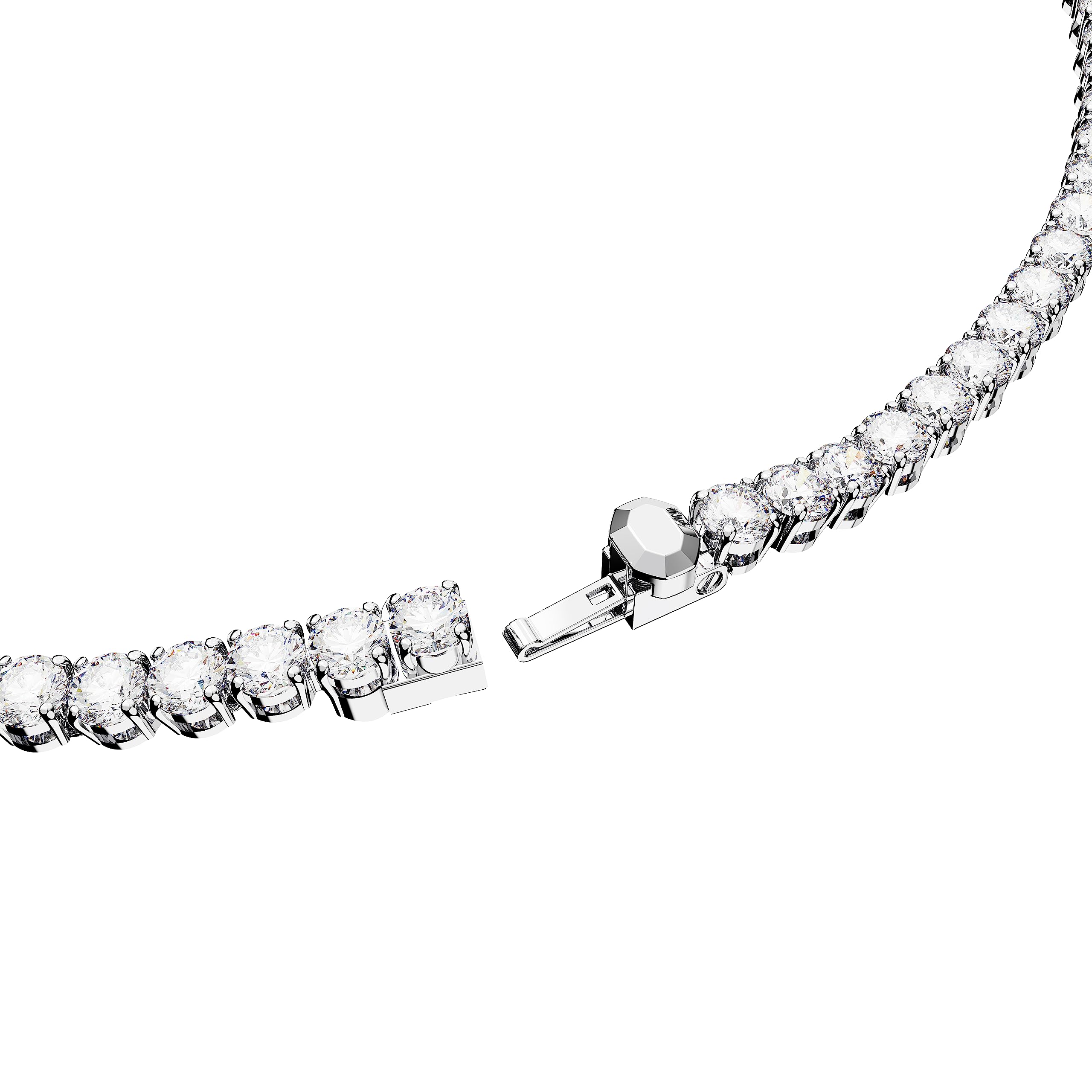 Swarovski Matrix Kolekcja naszyjnik tenisowy