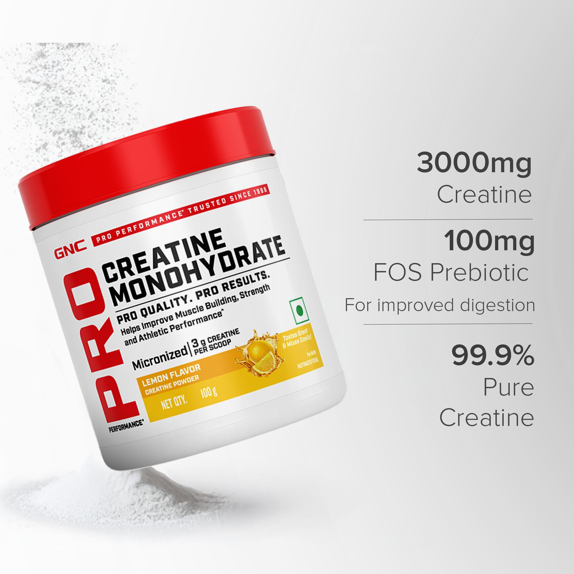 GNC Creatine Monohydrate PRO Performance Powder | 3g, Micronized | 100g — Amazon image 12