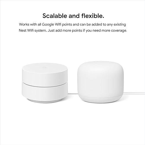 Miniatura 7 de Google Wifi AC1200 - Sistema WiFi de malla - Enrutador Wifi - Cobertura de 1500 pies cuadrados - 1 paquete