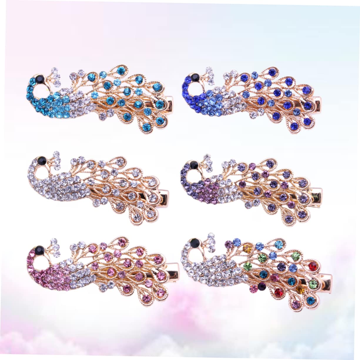 FRCOLOR 18stücke Teiliges Rhinestone Haarklammern Für Damen Haaraccessoires Farben Mischfarben Für Hochzeiten Partys Und Besondere Anlässe