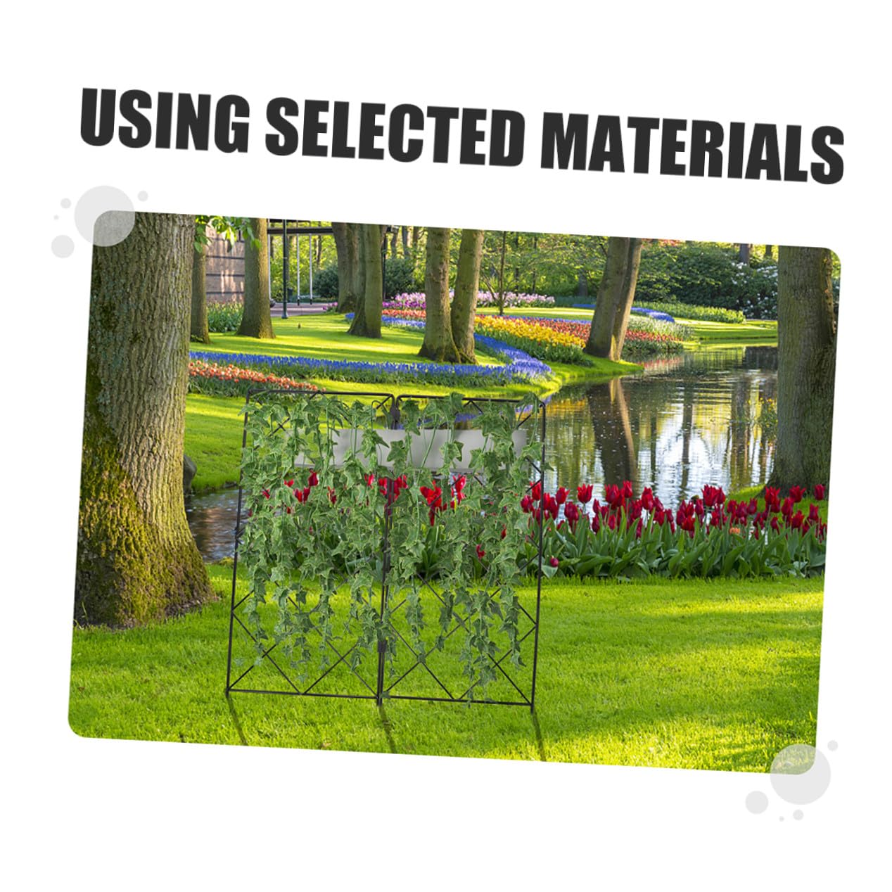 Treillis Pliant pour Plantes Grimpantes, 2 Pièces en Fer Noir