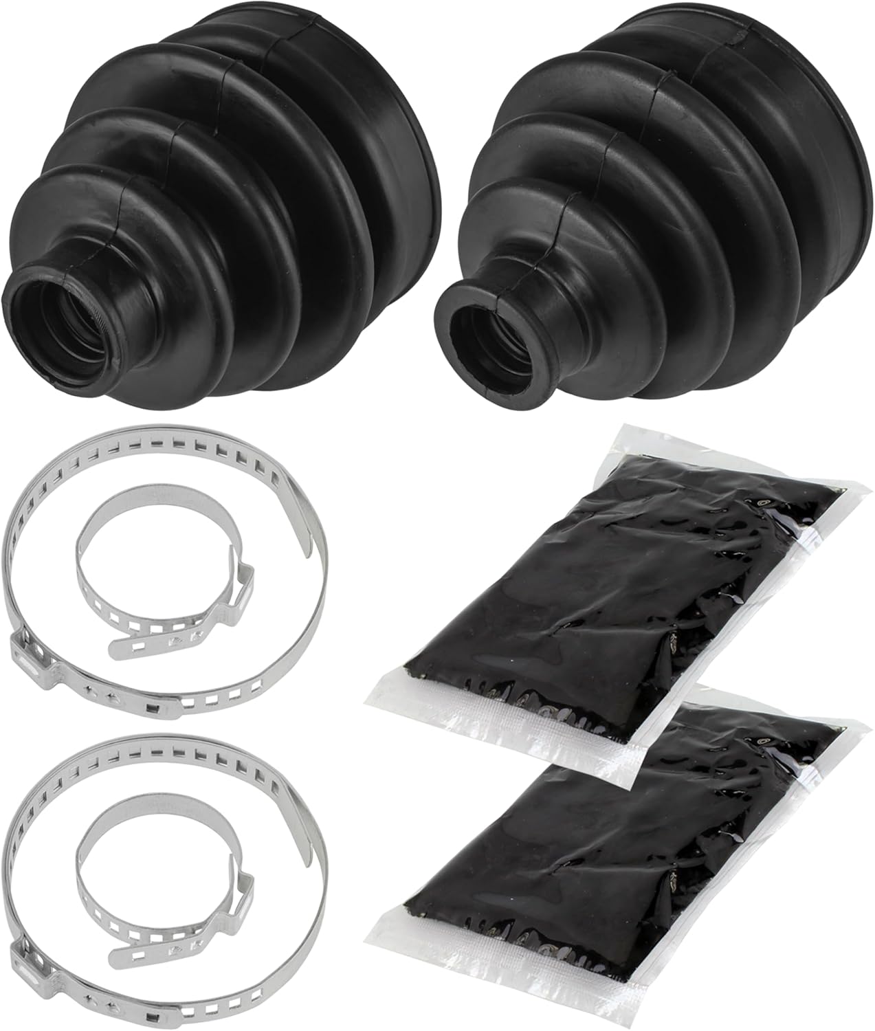 Caltric Front Axle Inner Outer Cv Boot Kit Compatible with Yamaha Rhino 660 Yxr660F 4X4 2004-2007