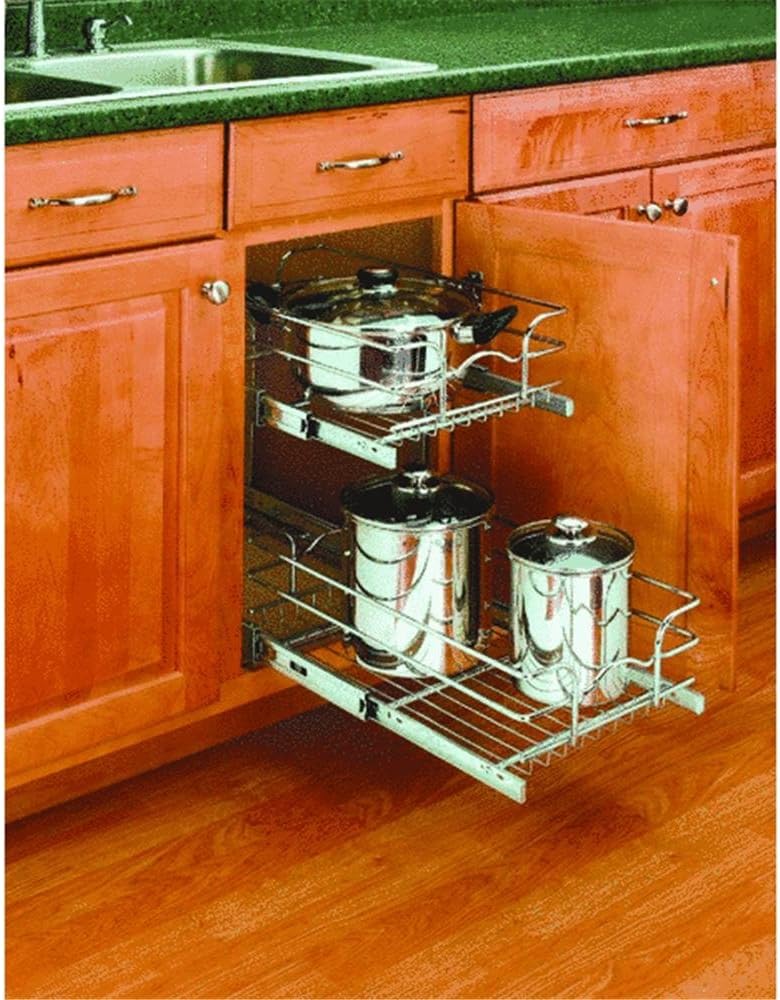 Rev-A-Shelf 2-Tier Pull-Out Cabinet Organizer