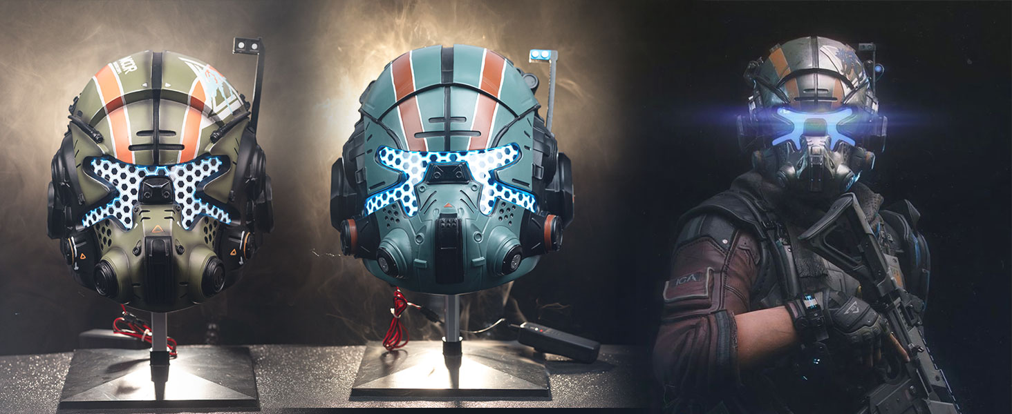Amazon.com: Pluscraft Halloween helmet J Cooper Full Head Resin