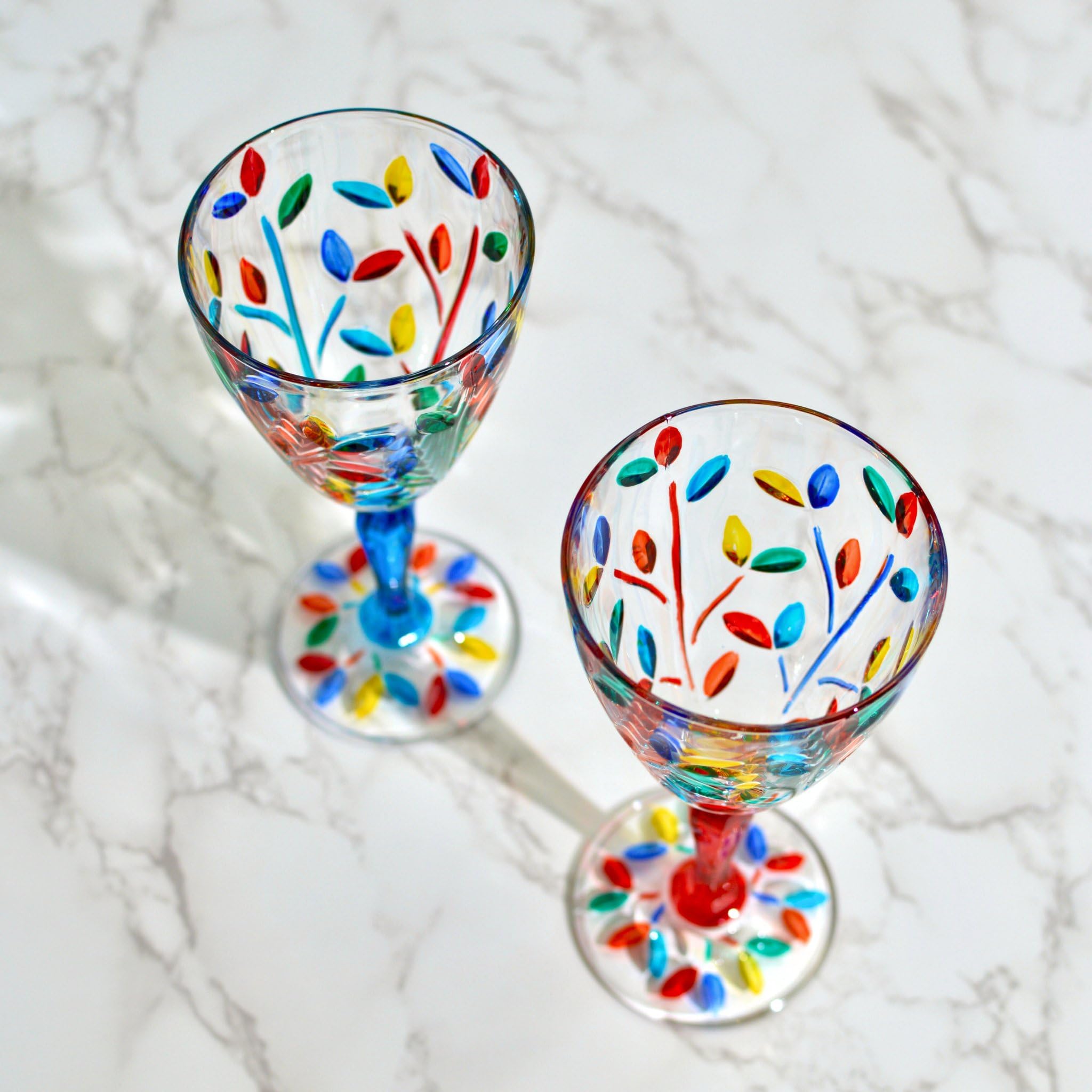 Amazon | イタリアンクリスタルレッドワインドリンクグラス、2個セット