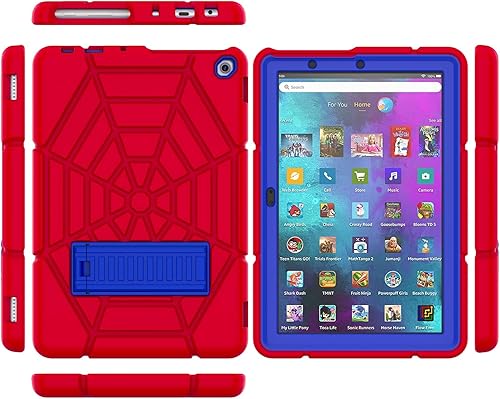 Miniatura 7 de Grifobes (para 1311 generación 20232021) Kindle Fire HD 1010 Plus, HD 10 KidsKids Pro Tablet, funda protectora resistente 3 en 1 con soporte para