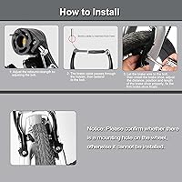 Vista 6 de Set de Frenos para Bicicleta, Kit Completo de Frenos para la Mayoría de Bicicletas de Montaña, Frenos MTB Híbridos Delanteros y Traseros, Kit