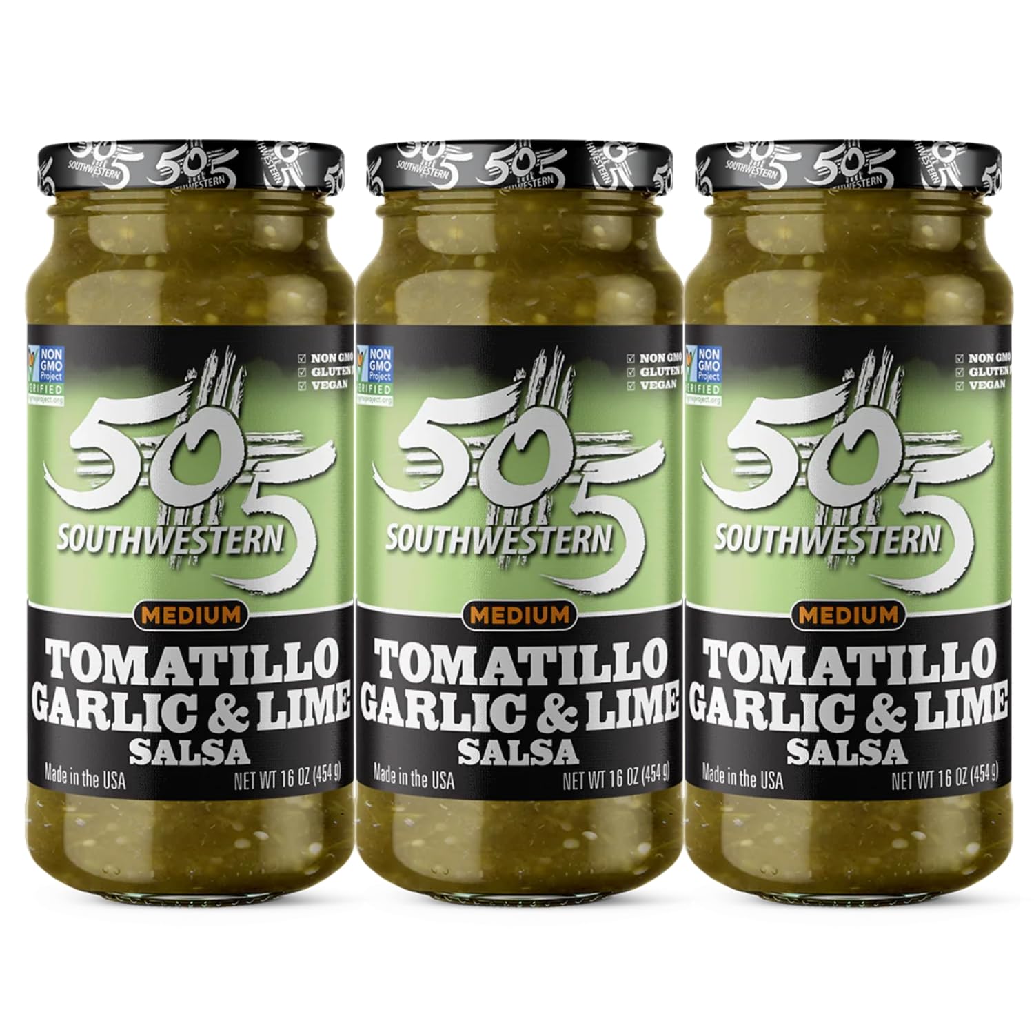 Amazon.com: 505 Southwestern Tomatillo Garlic & Lime Salsa, 16