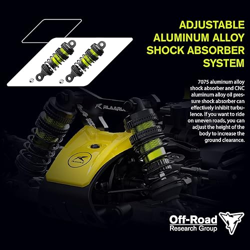 Miniatura 4 de RLAARLO - Autos RC sin escobillas 1/12 para adultos, máximo 50 MPH rápido RC Buggy, todo terreno, control remoto de alta velocidad, automóvil Hobby