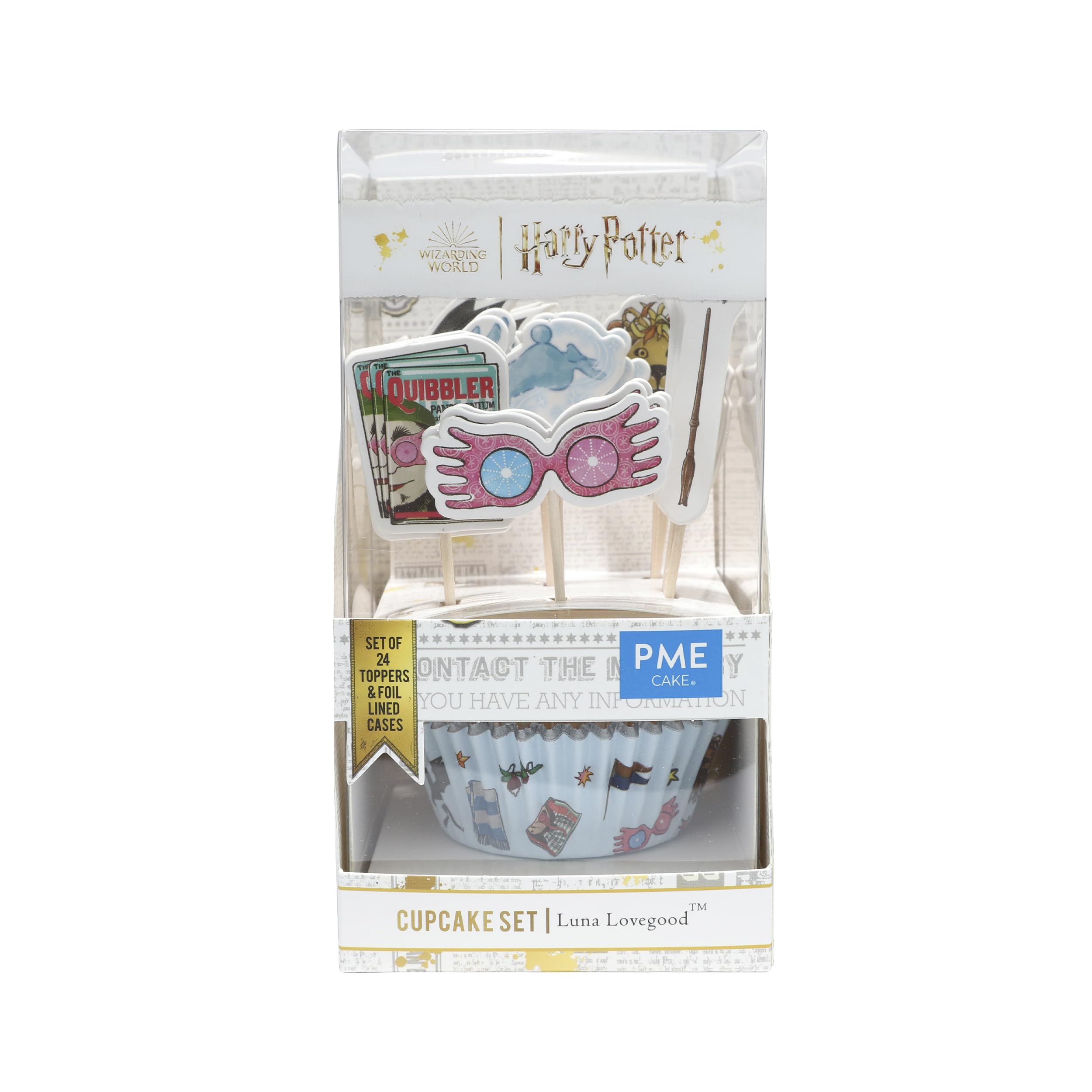 PME Harry Potter Luna Lovegood foremki do pieczenia i nakładka na tort, 24 sztuki
